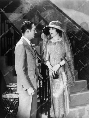 Aileen Pringle Adolphe Menjou silent film A Kiss in the Dark 10266-19