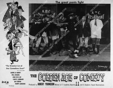 ad slick Stan Laurel Oliver Hardy film The Golden Age of Comedy 2136-30