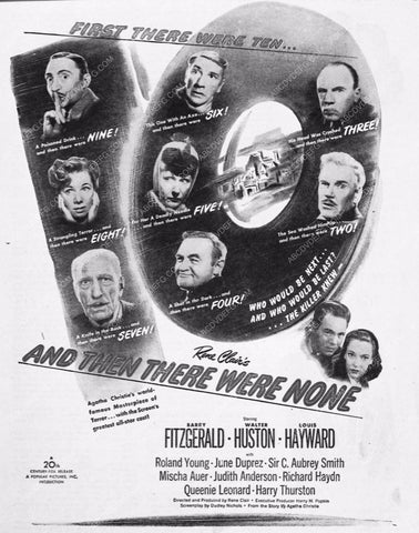 ad slick Walter Huston And Then There Were None 3203-02