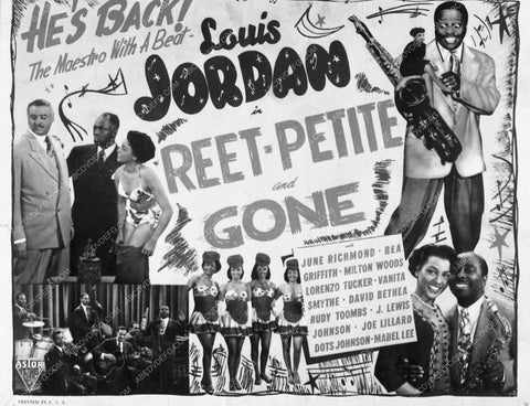 ad slick Louis Jordan June Richmond Reet Petite and Gone 3575-05