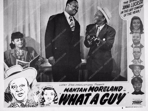 ad slick Mantan Moreland What A Guy 3598-21