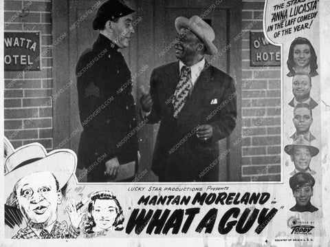 ad slick Mantan Moreland What A Guy 3598-24