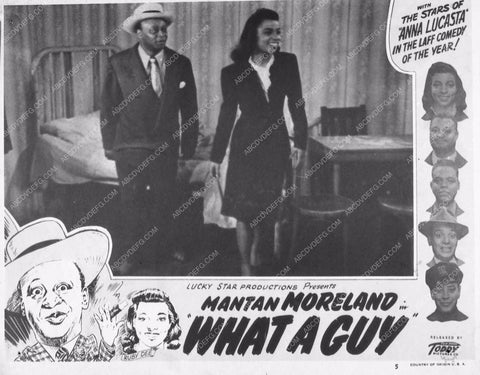 ad slick Mantan Moreland What A Guy 3598-25