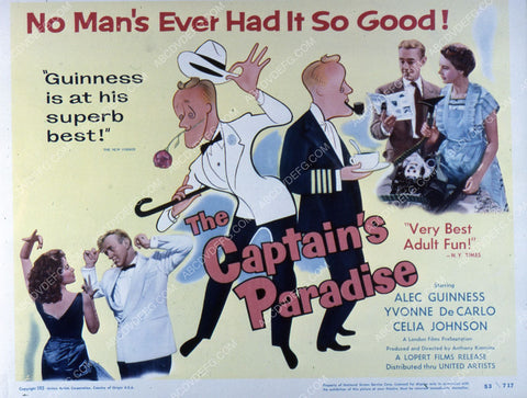 Alec Guinness Yvonne De Carlo film The Captain's Paradise 35m-2651