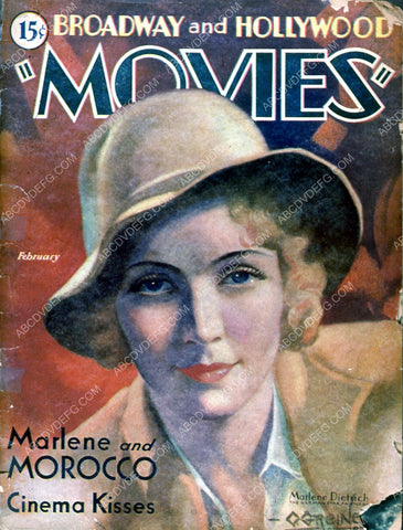 Marlene Dietrich Movies magazine cover 35m-3075