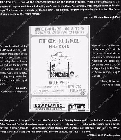 ad slick Raquel Welch Bedazzled 3783-01