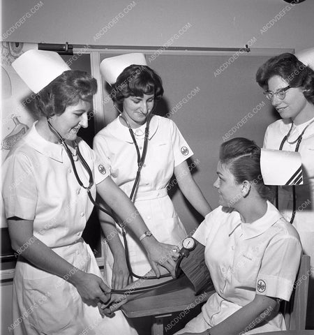 Queen of Angels Nursing School nurses attending historic LA 45bx07-120