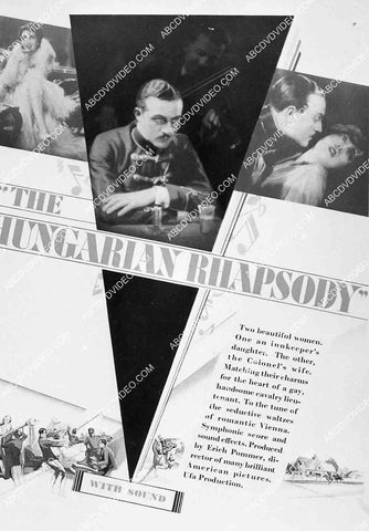 ad slick Michael Visaroff film The Hungarian Rhapsody 6851-006