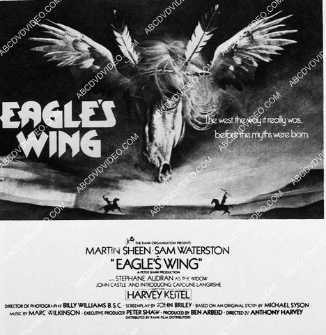 ad slick Martin Sheen, Sam Waterston film Eagle's Wings 6877-003