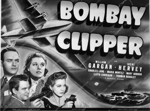 ad slick William Gargan Irene Hervey film Bombay Clipper 7600-33