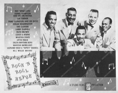 ad slick Nat King Cole Rock 'n Roll Revue 8761-06