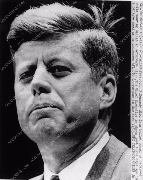 President John F Kennedy Does An Alfalfa Impersonation 8b03-409 