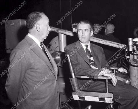 Alfred Hitchcock James Stewart behind the scenes film Vertigo 8b20-11845