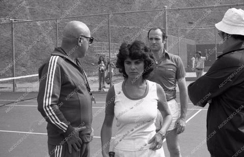 Adrienne Barbeau Telly Savalas on the tennis court 8b20-1732