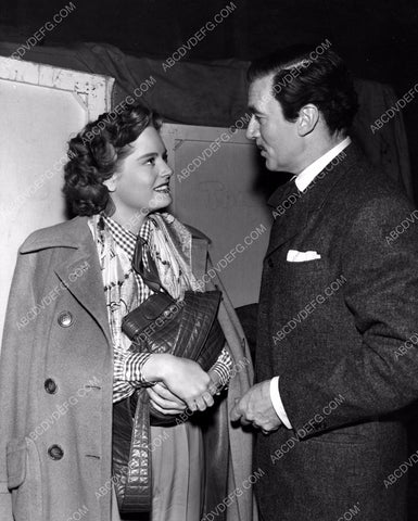 Alexis Smith Walter Pidgeon behind the scenes MGM 8b20-3681