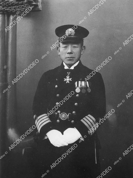 crp02581 WWII photo Japanese Navy Capt Masaichi Niimi of HIJMS Yakumo