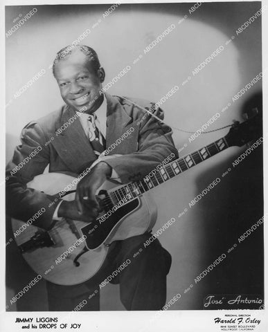 crp-03492 1940's music R&B guitarist Jimmy Liggins crp-03492