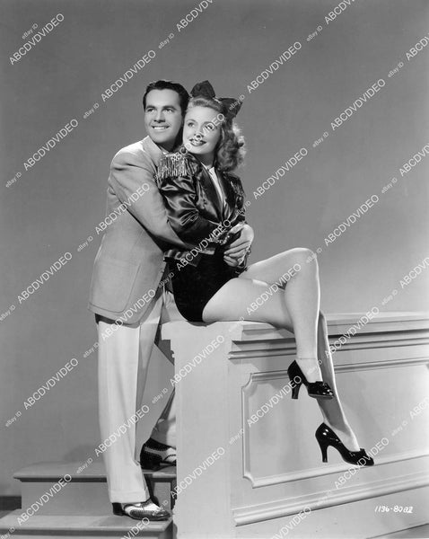 crp-09709 1941 Johnny Downs w beautiful Sunnie O'Dea film