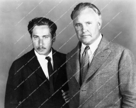 silent film directors Josef Von Sternberg & Clarence Badger - circa 1927 - 0428-002