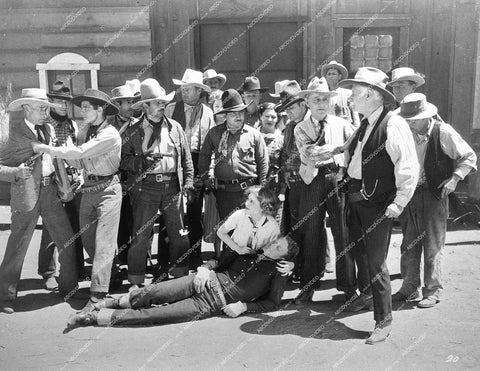 Rex Bell, David Sharpe, Charles King, Marion Shilling, Lafe McKee - 1936 film Idaho Kid - 0433-036