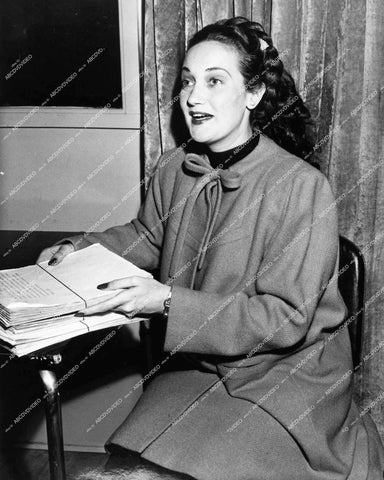 Dorothy Lamour with new script or contract - 0441-027