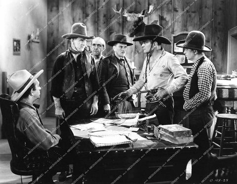 Buck Jones, Frank Rice, George Cooper, Wallis Clark - 1932 film Forbidden Trail - 0442-034