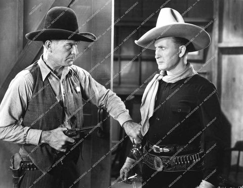 Tim McCoy , unknown actor - 1930's unknown western film - 0443-014