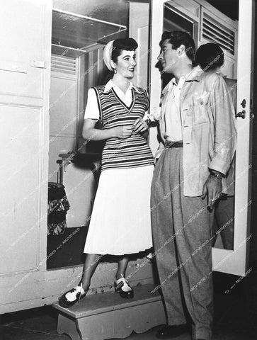 Peter Lawford, Elizabeth Taylor behind the scenes - 1948 film Julia Misbehaves - 0445-008