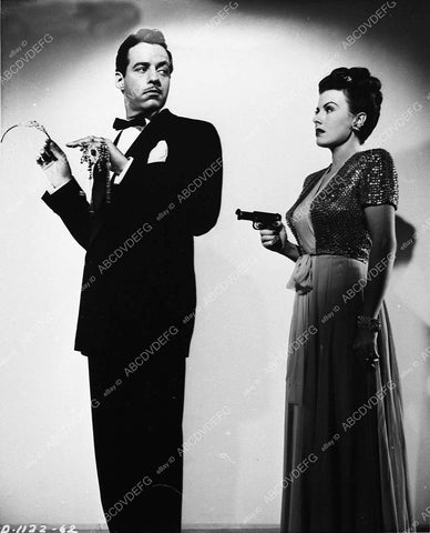 Gerald Mohr Sheila Ryan film The Lone Wolf in Mexico 455-05 - 0455-005