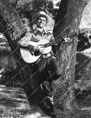 Gene Autry singing cowboy and guitar - 1950 film Beyond the Purple Hills - 0459-003