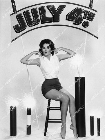 sexy Pamela Tiffin in shorts sexy 4th of July firecracker pinup - 11004-029