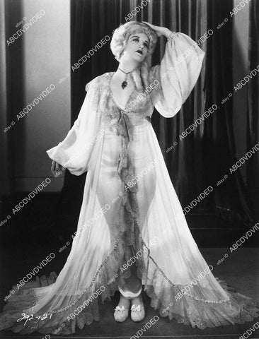 Joan Crawford wardrobe portrait in sheer dress silent film Winners of the Wilderness - 11008-009