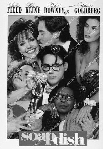 ad slick Robert Downey Jr, Whoopee Goldberg, Sally Field film Soap Dish - 11011-034