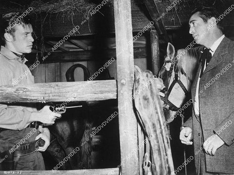Skip Homeier, MacDonald Carey film Stranger at My Door - 11013-024
