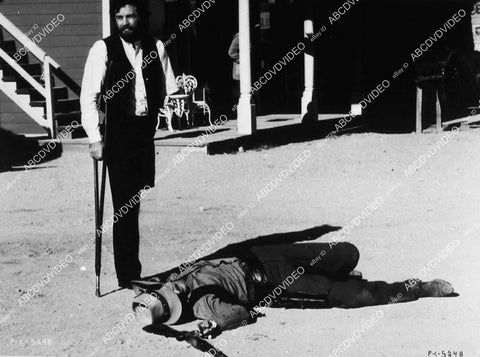 candid James Stacy on set film Posse - 11014-005