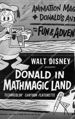 animated characters Donald Duck carton film Donald in Mathmagic Land - 11018-036
