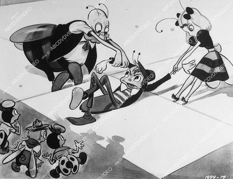 animated characters insects in Fleischer cartoon film Mr Bug Goes to Town - 11019-029