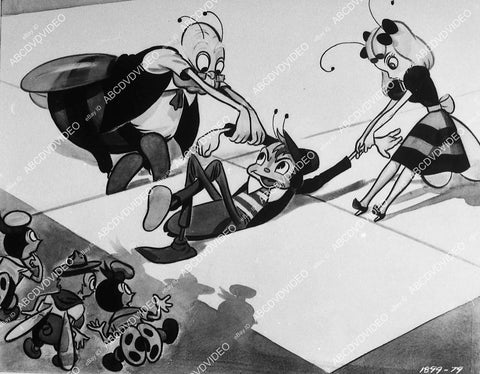 animated characters insects in Fleischer cartoon film Mr Bug Goes to Town - 11020-033