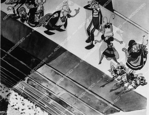 animated characters insects in Fleischer cartoon film Mr Bug Goes to Town - 11020-034