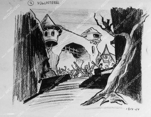 animated characters Fleischer cartoon film Gulliver's Travels - 11023-006