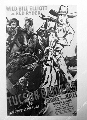 ad slick Bill Elliott film Tucson Raiders - 11028-001