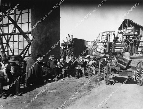 Goldwyn Studios backlot w director Clarence Badger and crew silent film Boys Will Be Boys - 11030-024