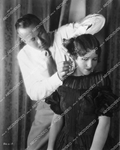 director Nick Grinde w Sylvia Beecher on set silent film Beyond the Sierras - 11030-036