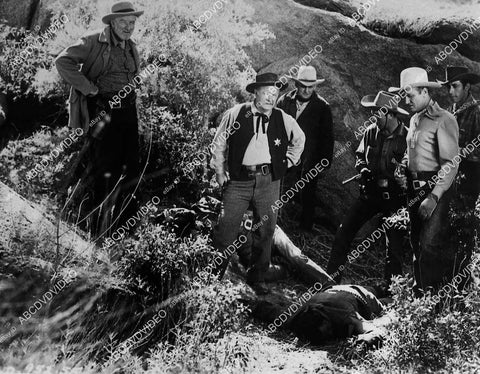 Gene Autry and cast film Cow Town - 11033-029