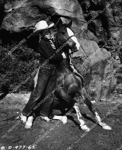 child star Don Reynolds w his pony film Beyond the Purple Hills - 11033-031
