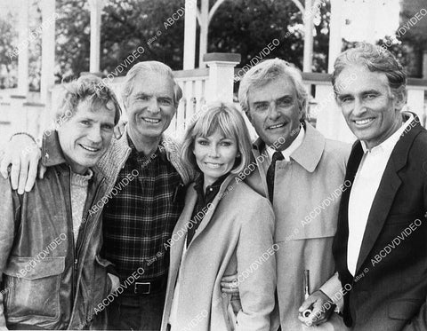Ed Nelson, Warner Anderson, Ryan O'Neal, Tim O'Connor, Dorothy Malone TV Peyton Place - 11035-008