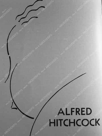 Alfred Hitchcock caricature profile 11312-17 - 11312-17