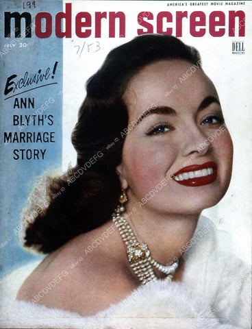 Ann Blyth Modern Screen magazine cover 35m-943