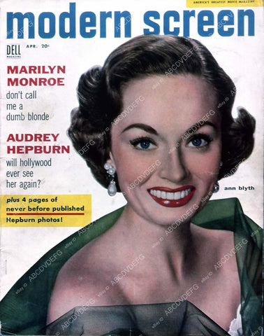 Ann Blyth Modern Screen magazine cover 35m-945