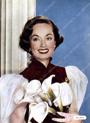 Ann Blyth with some tulips 35m-946